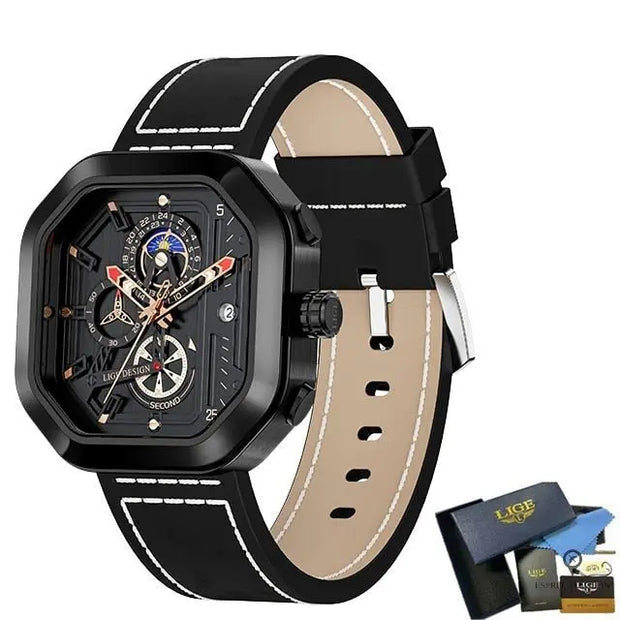 Montre Aviateur Buckle Lige Esprit-Aviation