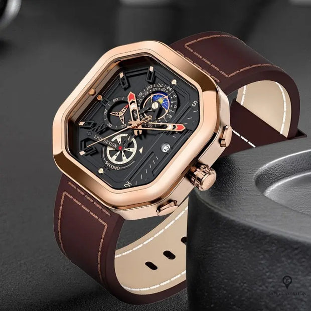 Montre Aviateur Buckle Lige Esprit-Aviation