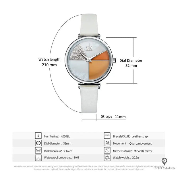 Montre Aviateur Buckle pour Femme | Esprit-Aviation