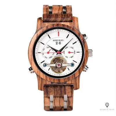 Montre Beluchi en Bois Esprit-Aviation