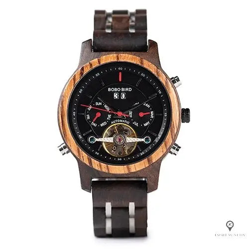 Montre Beluchi en Bois Esprit-Aviation