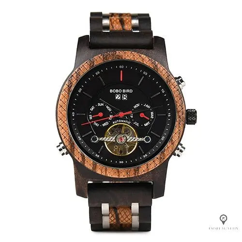 Montre Beluchi en Bois Esprit-Aviation