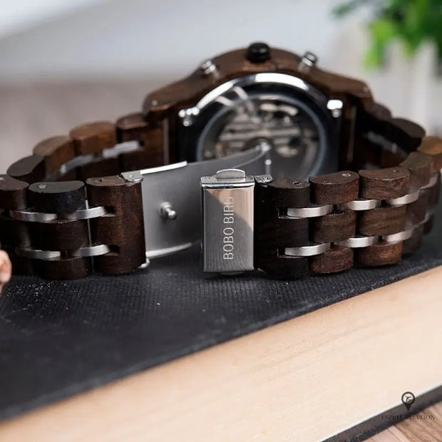 Montre Beluchi en Bois Esprit-Aviation