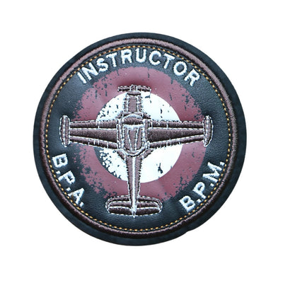 Patch Aviateur Cuir - Instructor | Esprit-Aviation