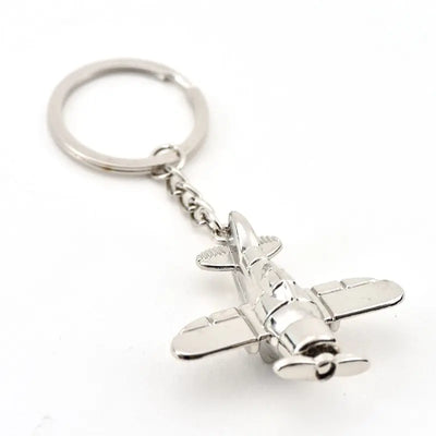 Uni porte-clés avion avion pendentif métal pilote métal porte-clés porte-clés  porte-clés avion décor accessoire cadeau 