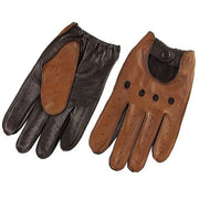 Real Leather Gloves Male Spring Autumn Lambskin Leisure Breathable Touchscreen Genuine Leather Sheepskin Men&#39;s Driving M023W Esprit-Aviation