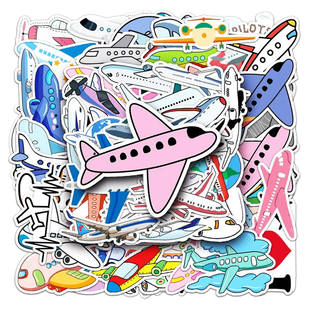 Sticker Avion Cartoon | Esprit-Aviation