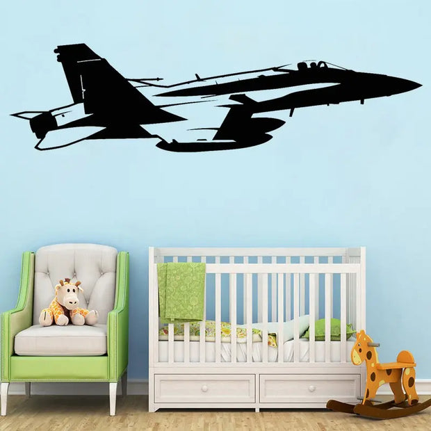 Sticker Mural Avion  de Chasse | Esprit-Aviation