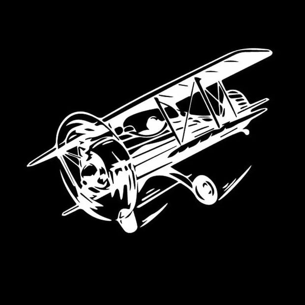 Sticker Murale Avion Biplan | Esprit-Aviation