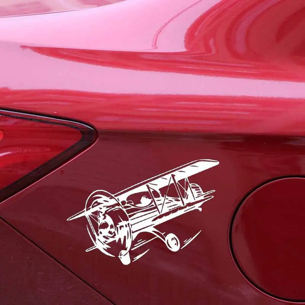 Sticker Murale Avion Biplan | Esprit-Aviation