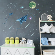 Sticker Murale Avion Luminescent | Esprit-Aviation