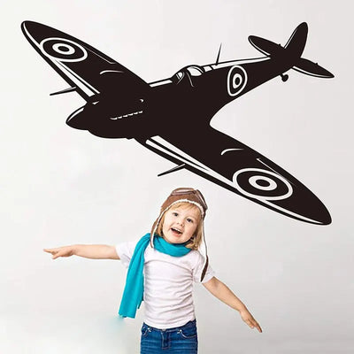 Sticker Murale Avion Spitfire | Esprit-Aviation