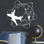 Sticker Murale Globe Trotter | Esprit-Aviation