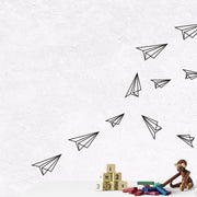 Sticker mural avion Origami | Esprit-Aviation