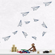 Sticker mural avion Origami | Esprit-Aviation