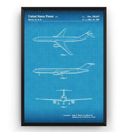 Tableau Avion Vintage Boeing | Esprit-Aviation