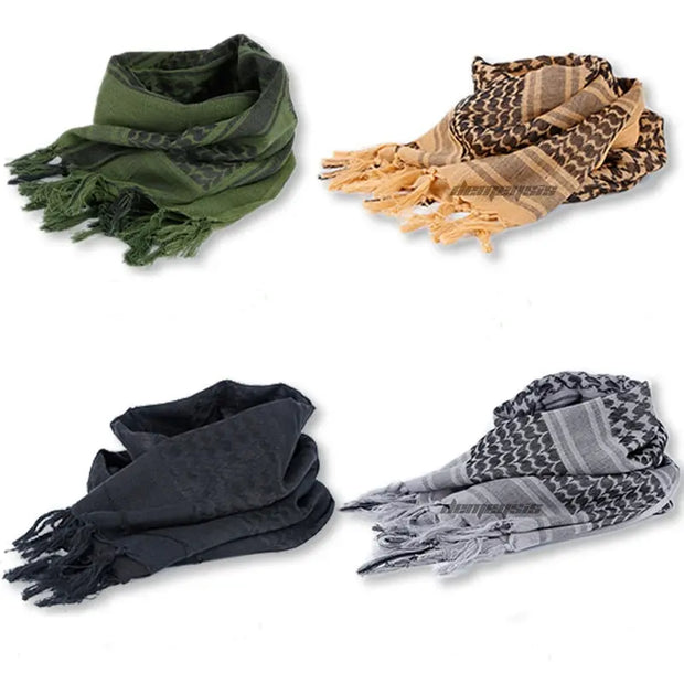 Thick Muslim Shemagh Tactical Desert Arab Scarves Men Women Winter Windy Military Windproof Hiking Scarf Esprit-Aviation