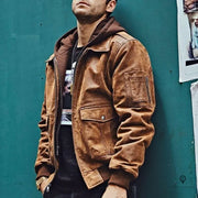 Veste Aviateur Cuir Homme Esprit-Aviation