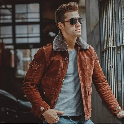 Veste Aviateur Daim Esprit-Aviation