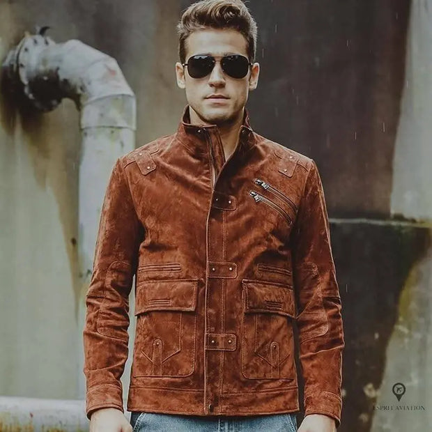 Veste Aviateur Homme Cuir Esprit-Aviation