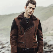 Veste Aviateur Homme Marron Esprit-Aviation