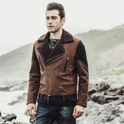 Veste Aviateur Homme Marron Esprit-Aviation