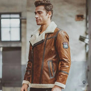 Veste Aviateur Homme<br/> Fausse Fourrure Esprit-Aviation