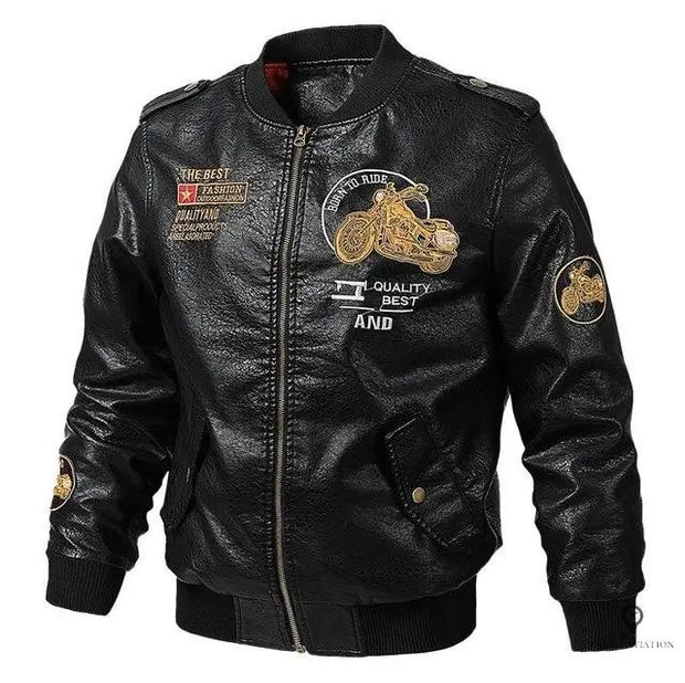 Veste Aviateur Homme<br/> Moto Harley Davidson Esprit-Aviation