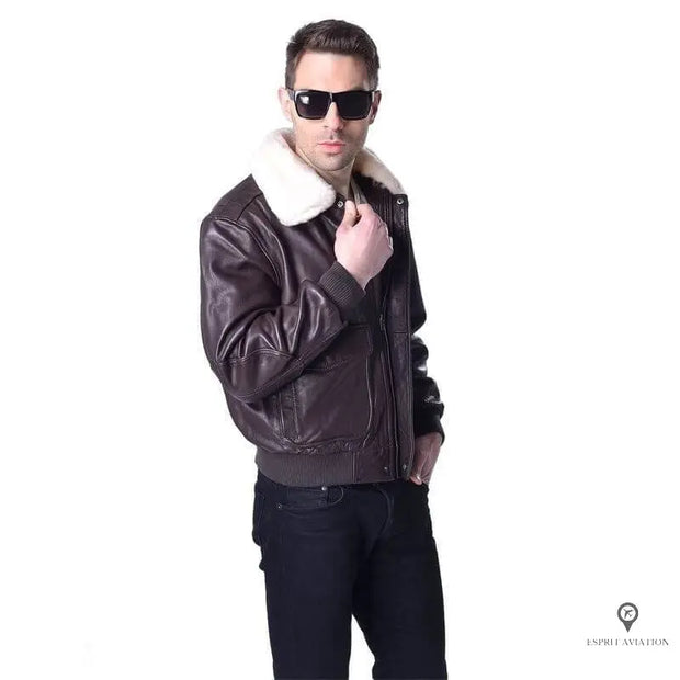 Veste Aviateur Homme<br/> Style Bombardier Esprit-Aviation
