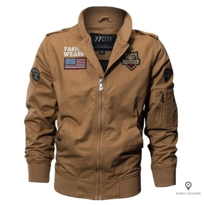 Veste Aviateur Homme<br/> Style Militaire Esprit-Aviation