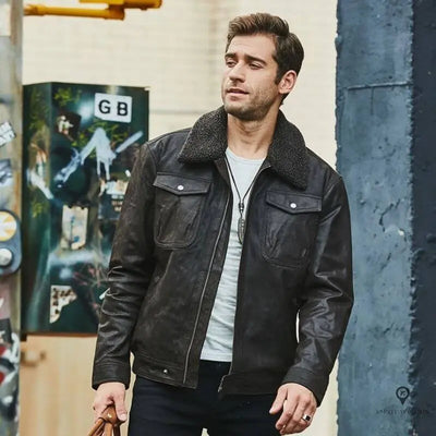 Veste Aviateur Noire Esprit-Aviation