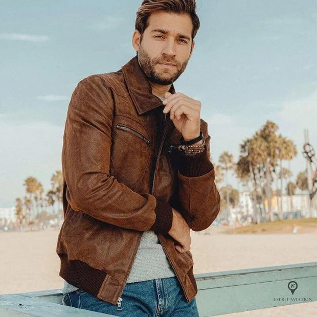 Veste shop aviateur vintage