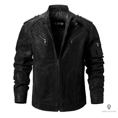 Veste Aviateur cuir Esprit-Aviation